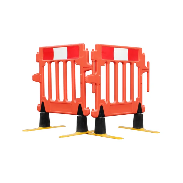 Mobile Kunststoffabsperrung Avalon, orange | gelb